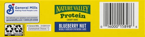 Protein Granola Bars, Blueberry Nut, Chewy Snack Bars, 5 Bars, 7.1 OZ - photo 5