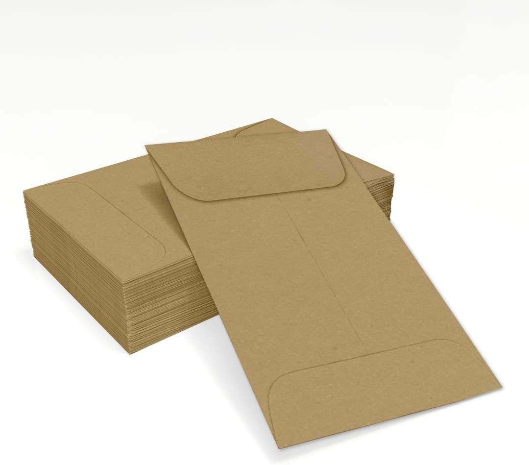 #1 Brown Coin Envelopes, 50 Pack - photo 5