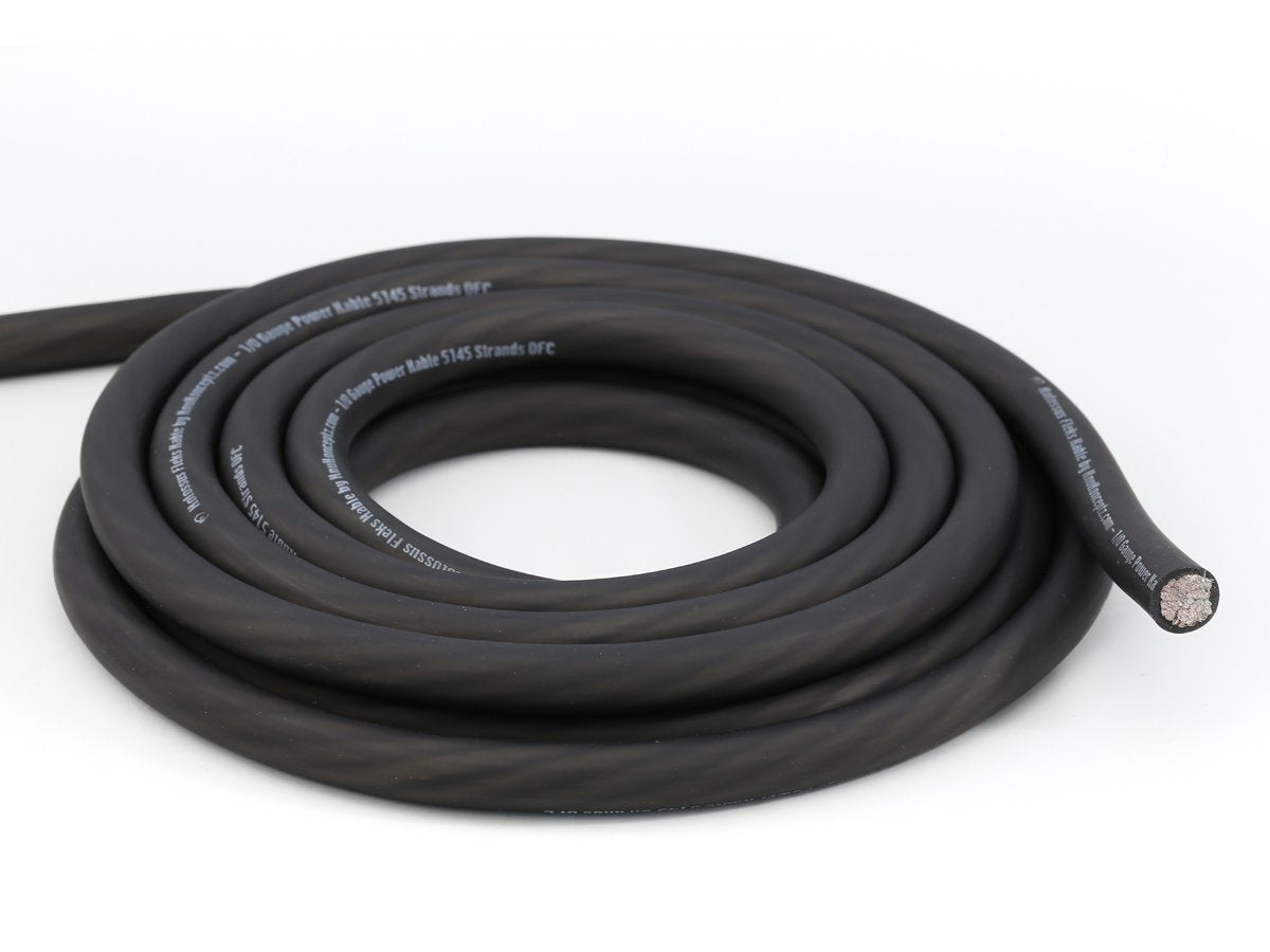 OFC 4 Gauge Power Wire Copper Cable Black - photo 2