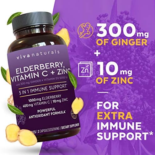 Viva Naturals Elderberry with Vitamin C - image 6