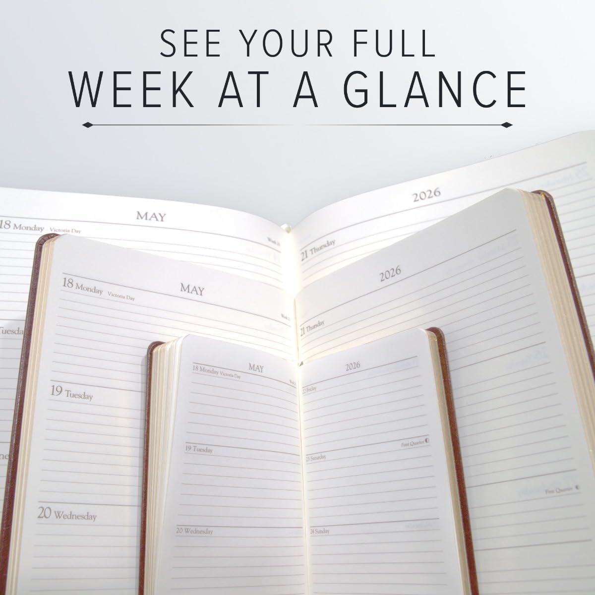 Pocket Weekly Monthly Planner 2025-2026 - Acadia Tan - photo 5