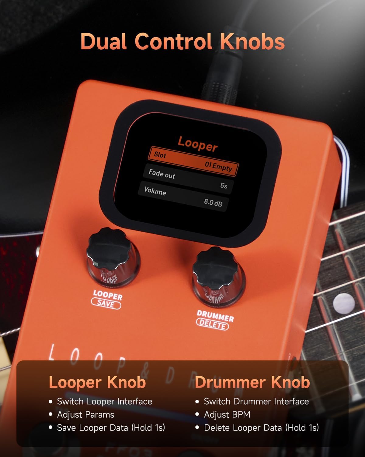 Looper Pedal Drum Machine for Guitar and Bass - photo 5