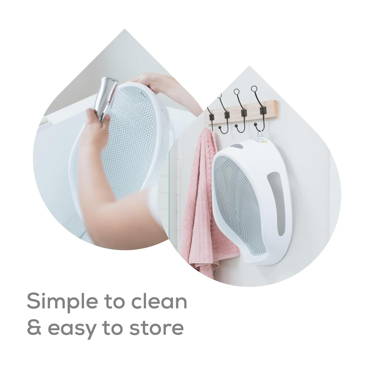 Gray Baby Bath Support for Newborns up to 6 Months - photo 5