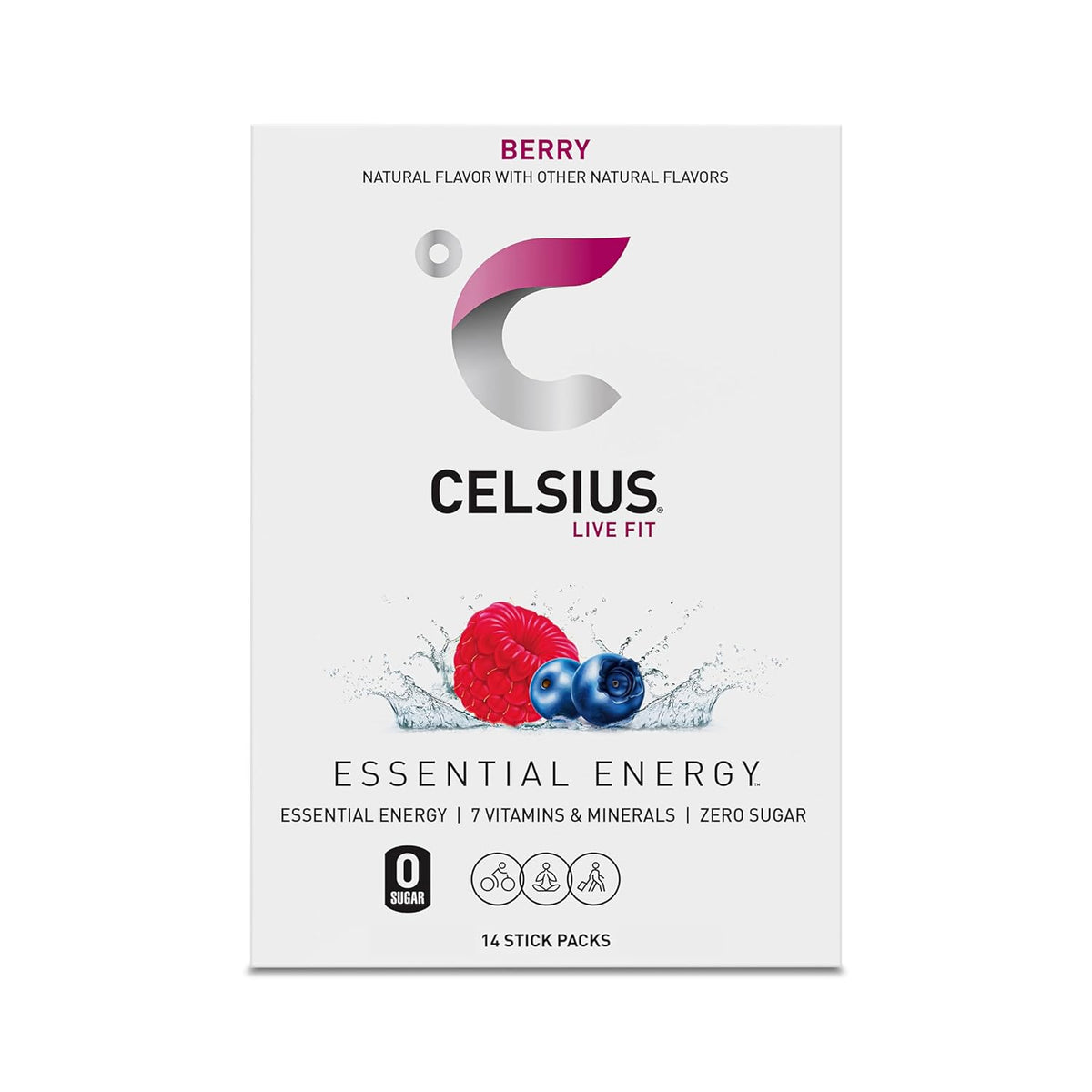 On-The-Go Energy Powder Stick Packs, Zero Sugar (14 Sticks) - photo 5