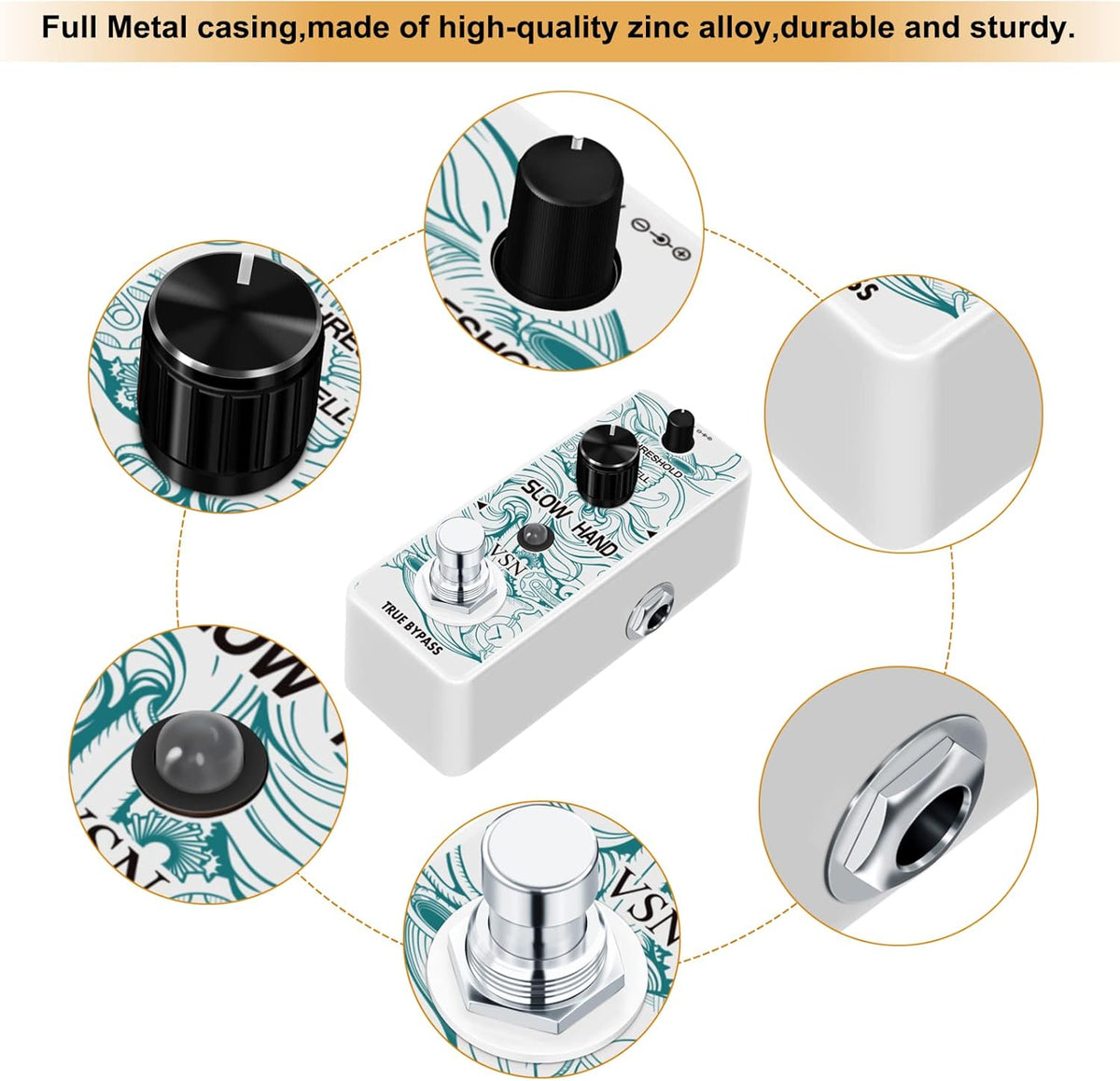 Delay Effect Guitar Pedal for Electric Guitar - photo 5