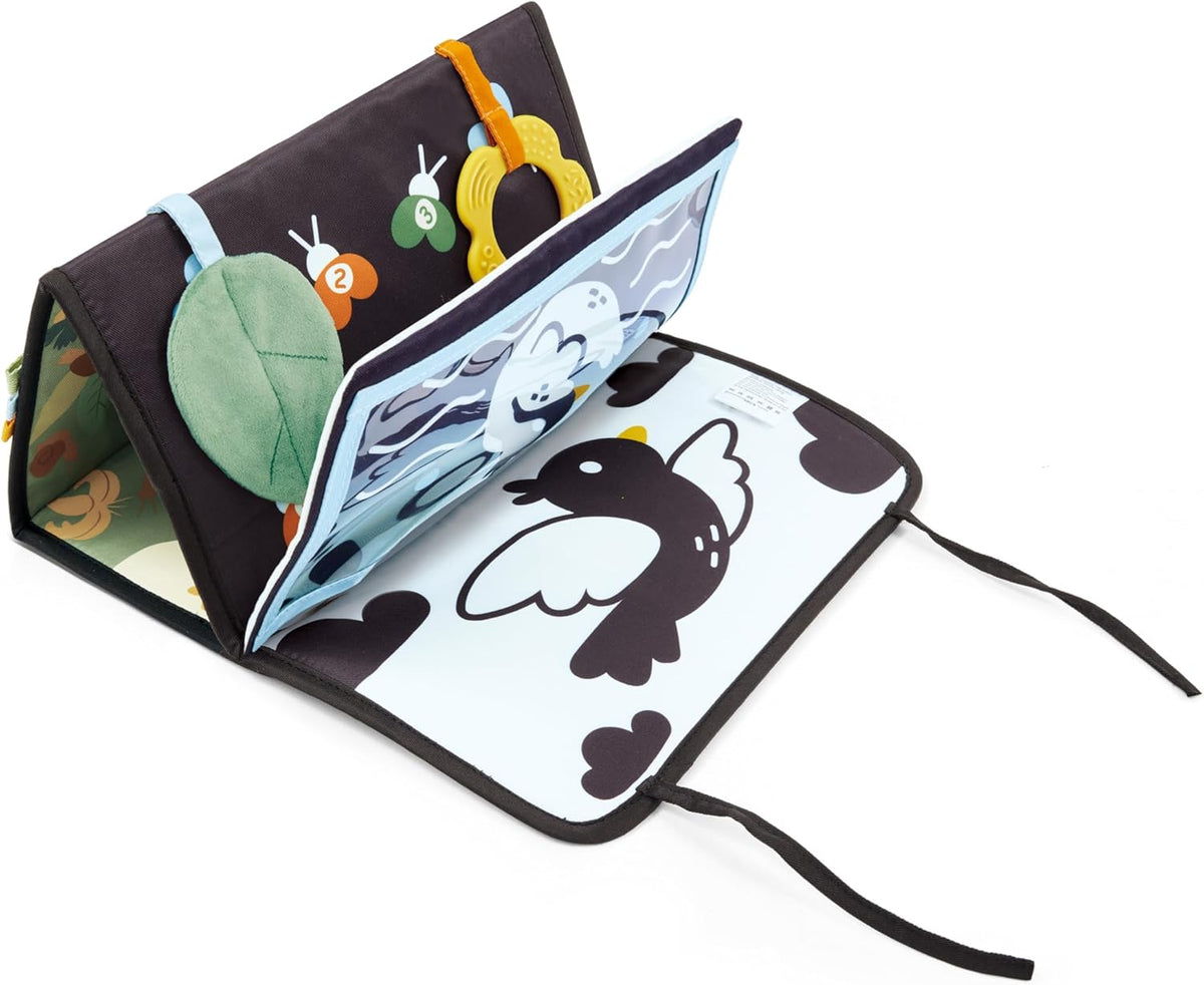 Tree of Life Tummy Time Mat – Foldable High Contrast Sensory - photo 5