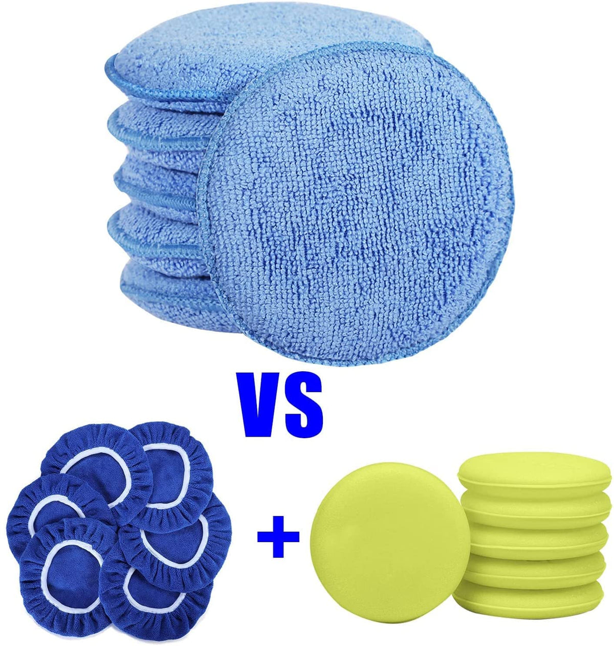 Microfiber Wax Applicator Pads, Car Wax Applicator, Buffing & Detail Polishing Foam Pads for Car - photo 5