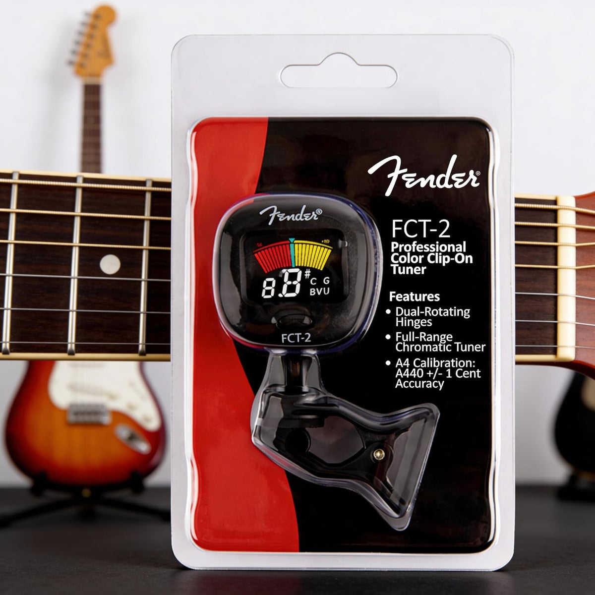 Professional Multi-Instrument Clip-On Tuner for Guitar, Bass, Ukulele, and Violin - photo 5