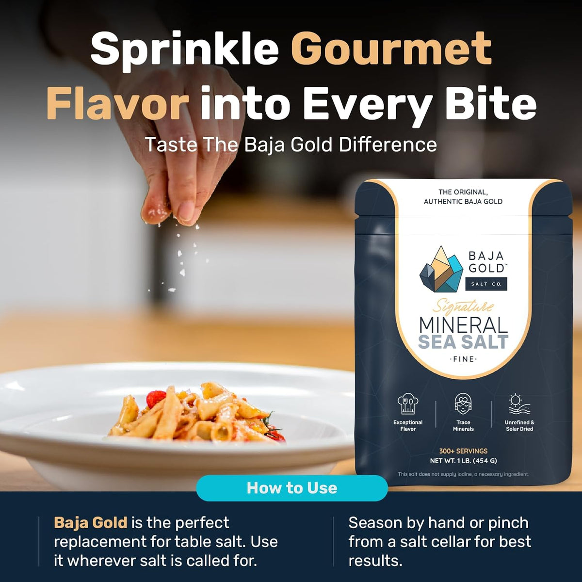 Signature Mineral Sea Salt - Recommended by Gary Brecka - Authentic Fine Grind Salt for Cooking & Baking - photo 5