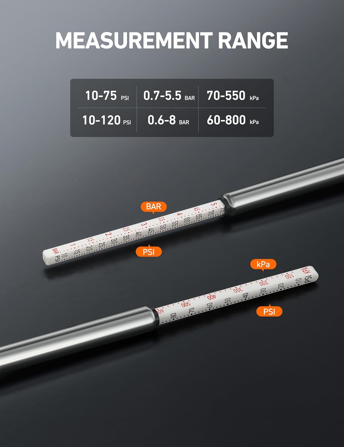 Pencil Tire Pressure Gauge 2 Pack (10-75PSI - photo 5