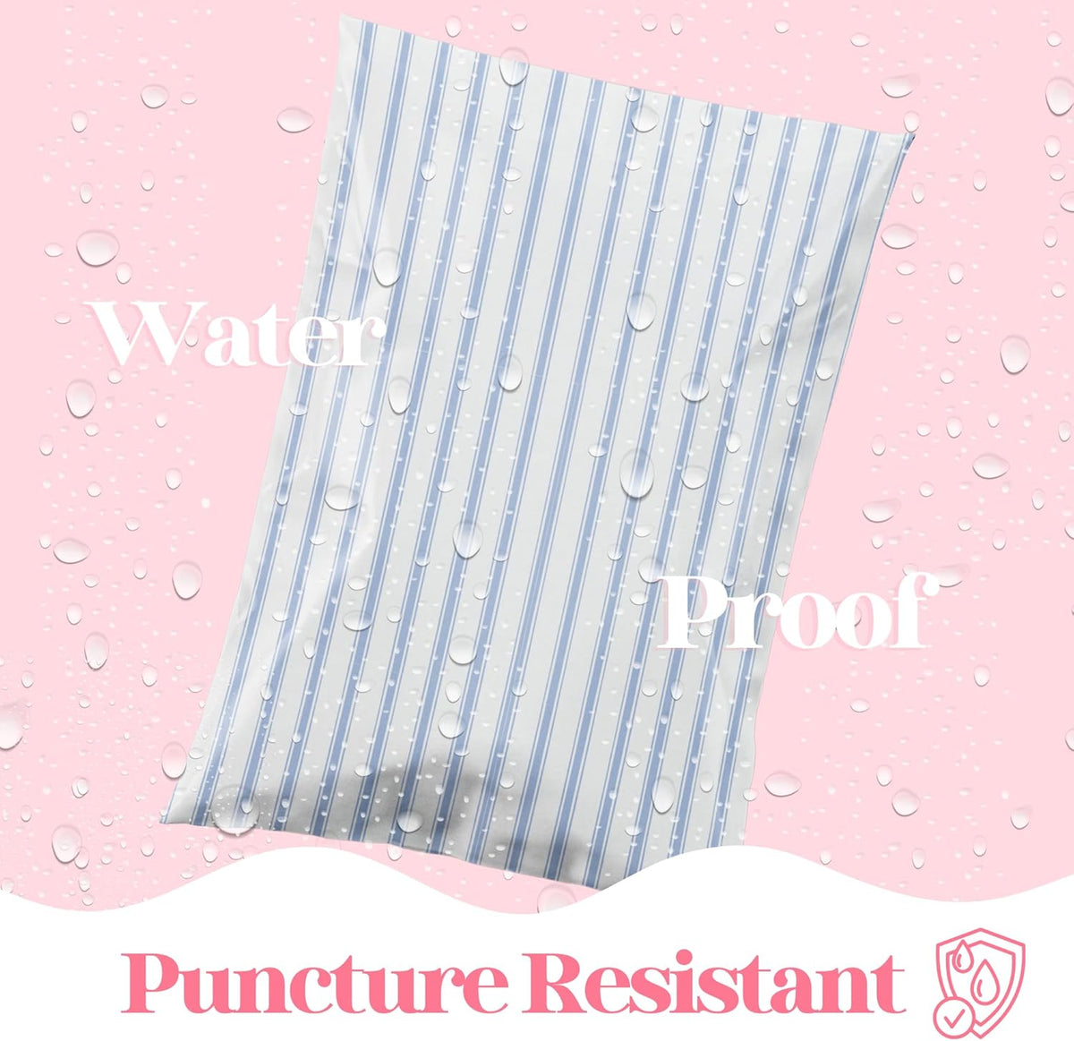 10x13 Designer Poly Mailer 100 Pack Heavy Duty Waterproof Self Seal Shipping Bags for Small Business - photo 4