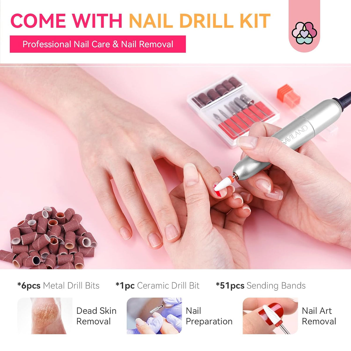Acrylic Nail Kit with Drill: Professional Acrylic Nail Set for Beginners with Everything U V Light 3 - photo 5