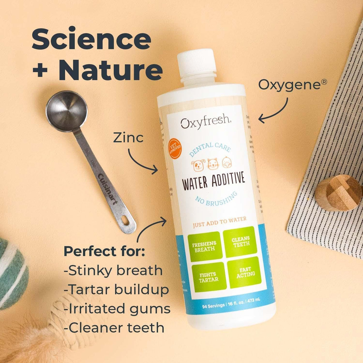 Premium Pet Dental Care Water Additive, 16 oz - photo 5