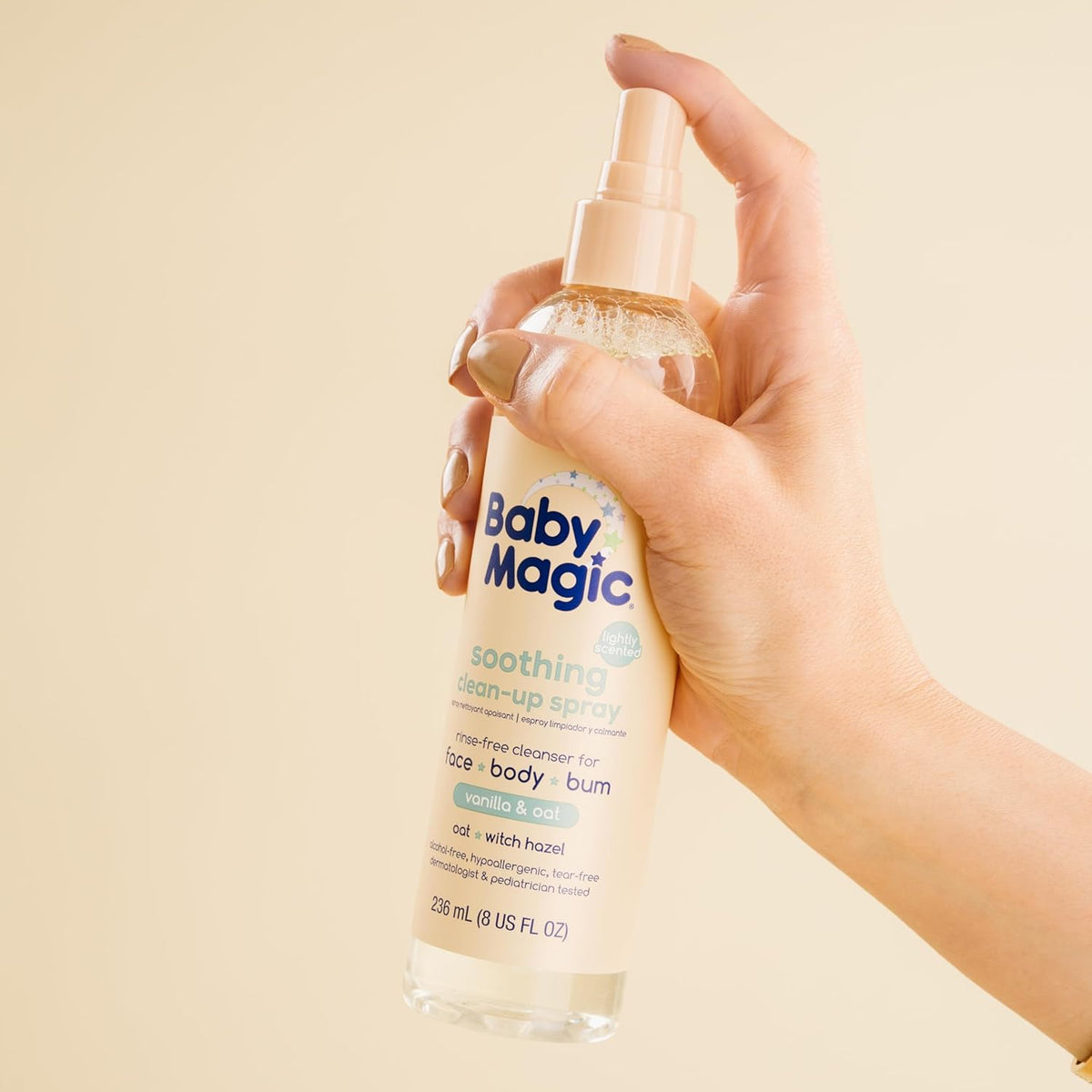 Soothing Clean-Up Spray, Vanilla & Oat, Hypoallergenic, 8 oz - photo 5