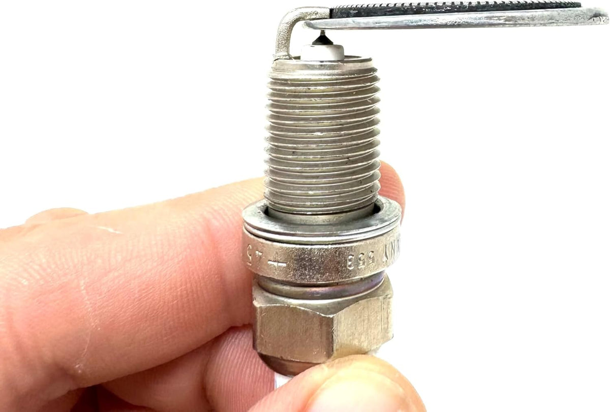Spark Plug Gapper: Coin-Style Spark Plug Gap Tool, 0.020"–0.100" Measurement Range, Plated Steel - photo 5