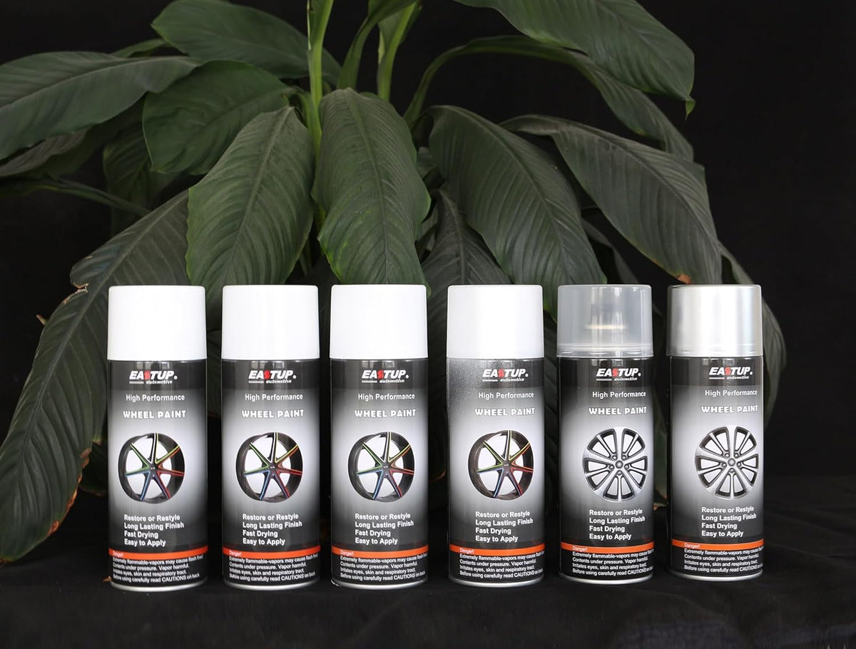Premium Metallic Black Acrylic Enamel Wheel Paint Spray - photo 5