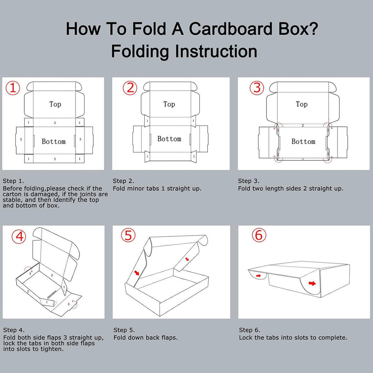 9x6x2 Shipping Boxes Set of 50, White Small Corrugated Cardboard Box, Mailer Box - photo 5