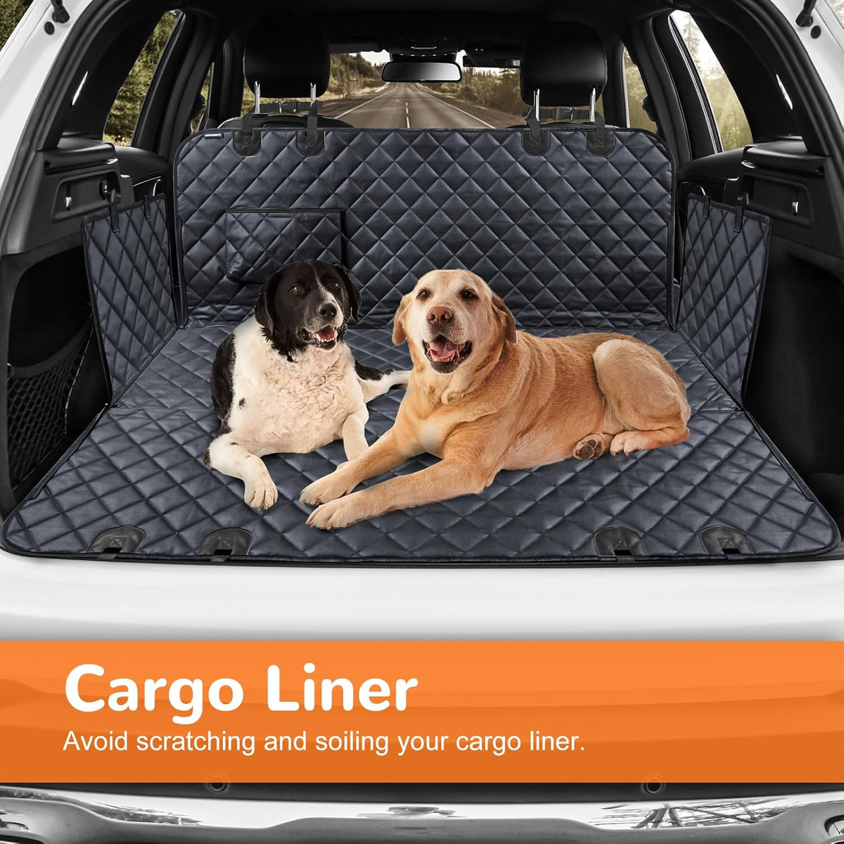 Dog Car Seat Cover for Pets 100% Waterproof Seat Cover Hammock 600D Heavy Duty Scratch Proof Nonslip - photo 5