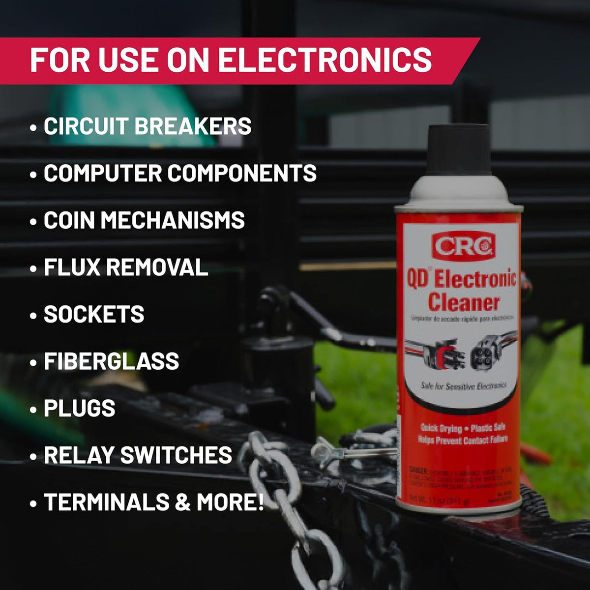 Electronic Contact Cleaner, Petroleum Distillate and Alcohol Formula, 11 Wt Oz - photo 5