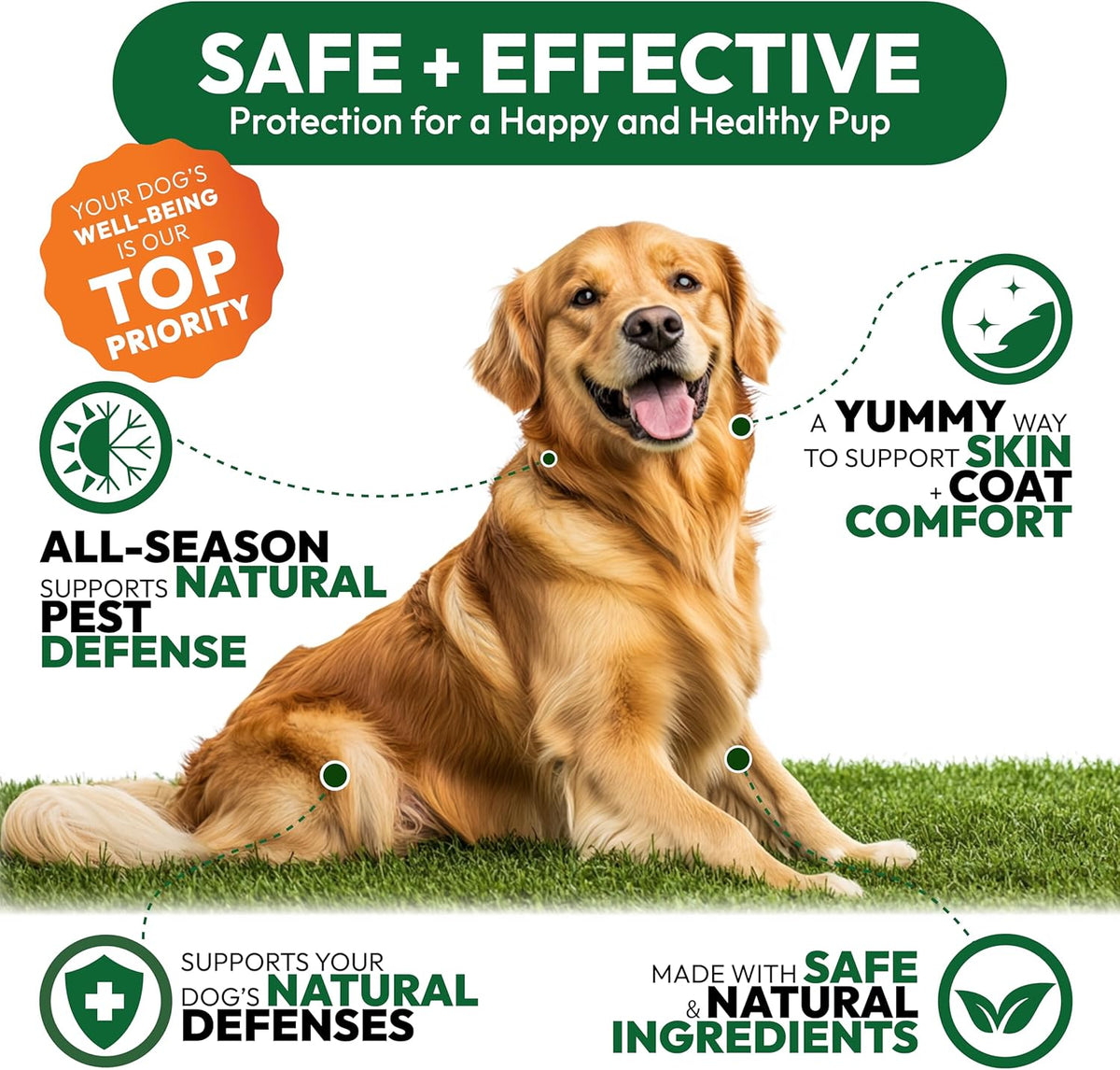 Flea and Tick Prevention Soft Chews for Dogs, 250 Count - photo 5