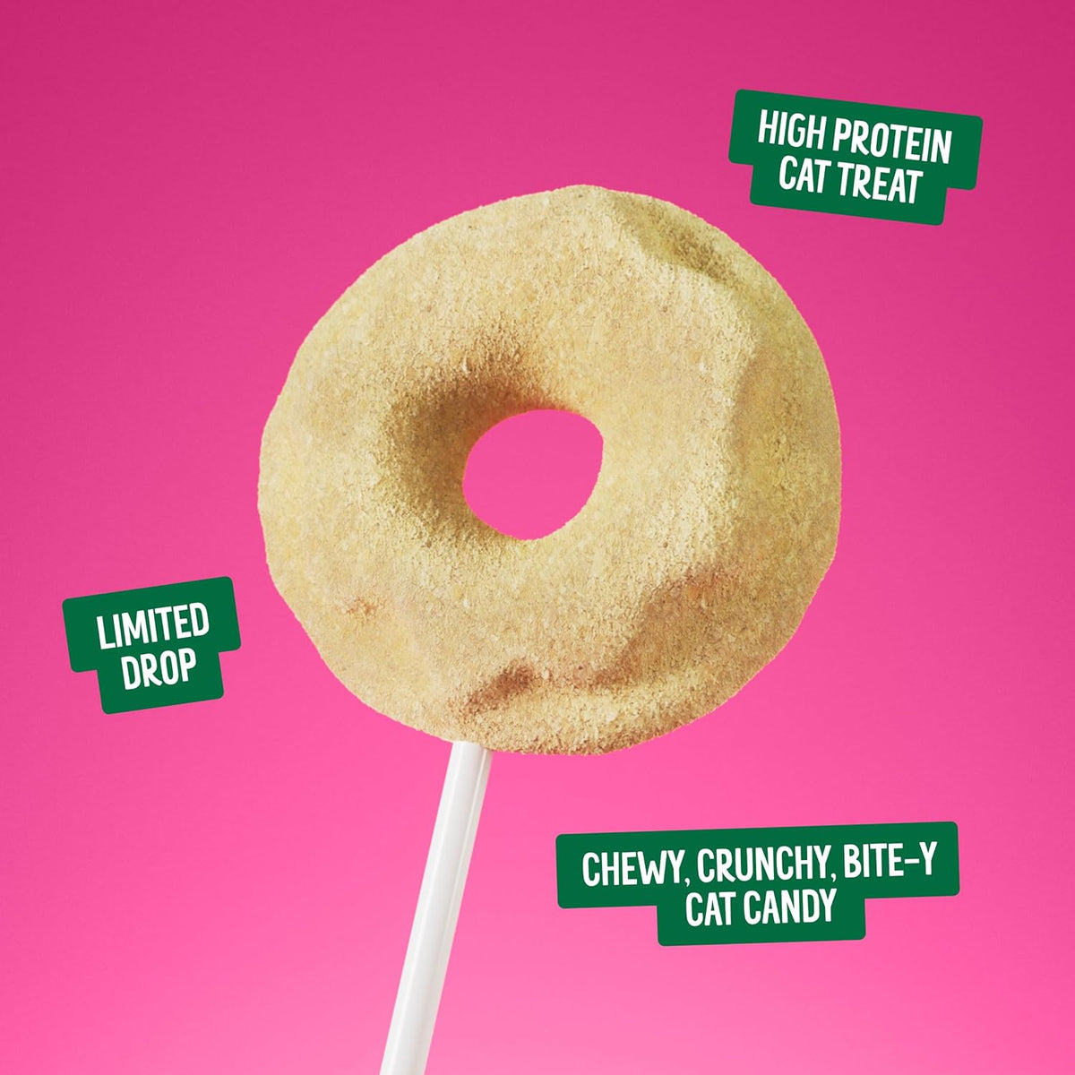 Limited-Edition Freeze-Dried Chicken Lollipop Cat Treats, 4 Pieces (Pack of 12) - photo 5