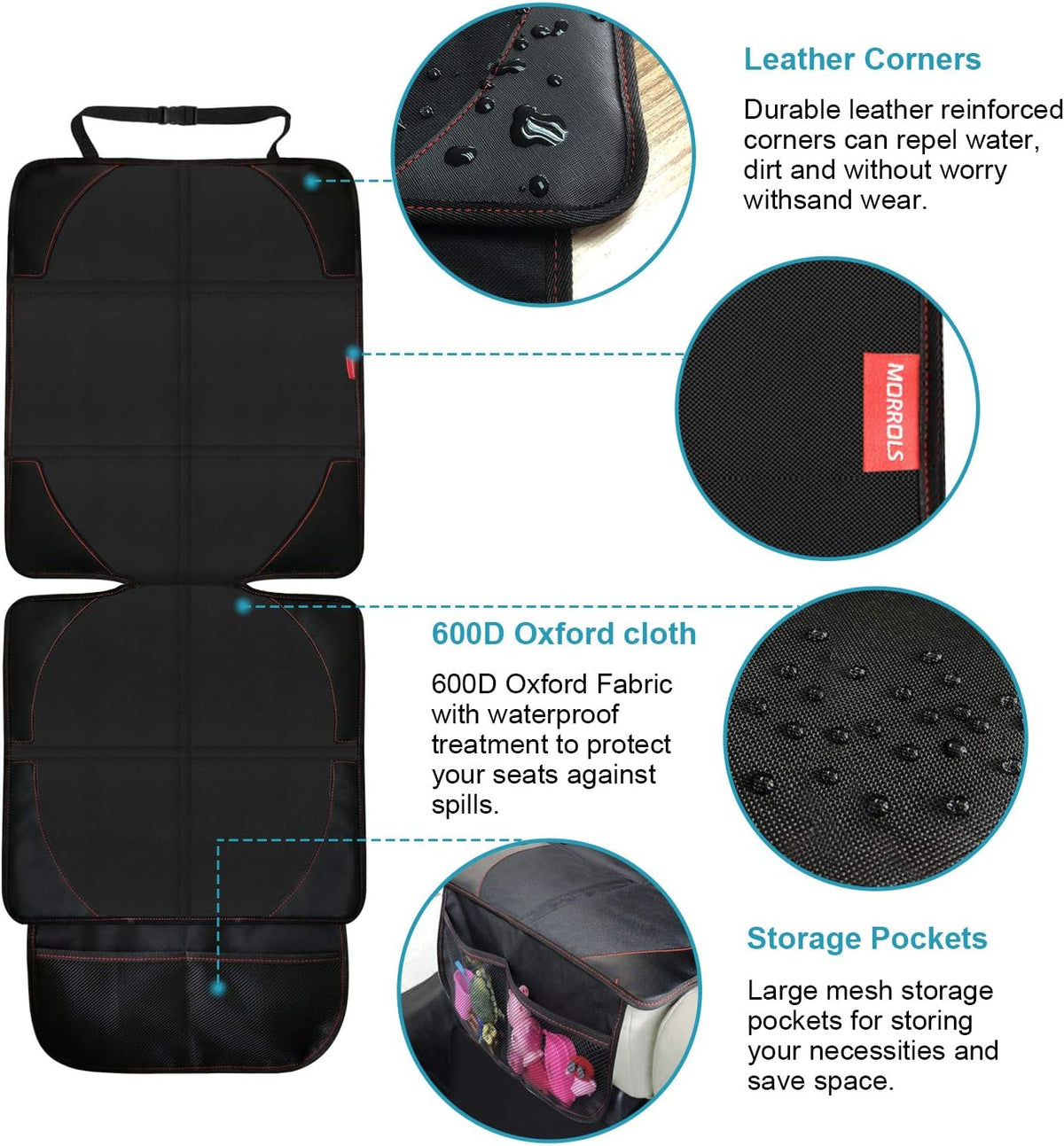 Car Seat Protector for Child, Baby, Pets -1 Pack car seat Cover with - photo 5
