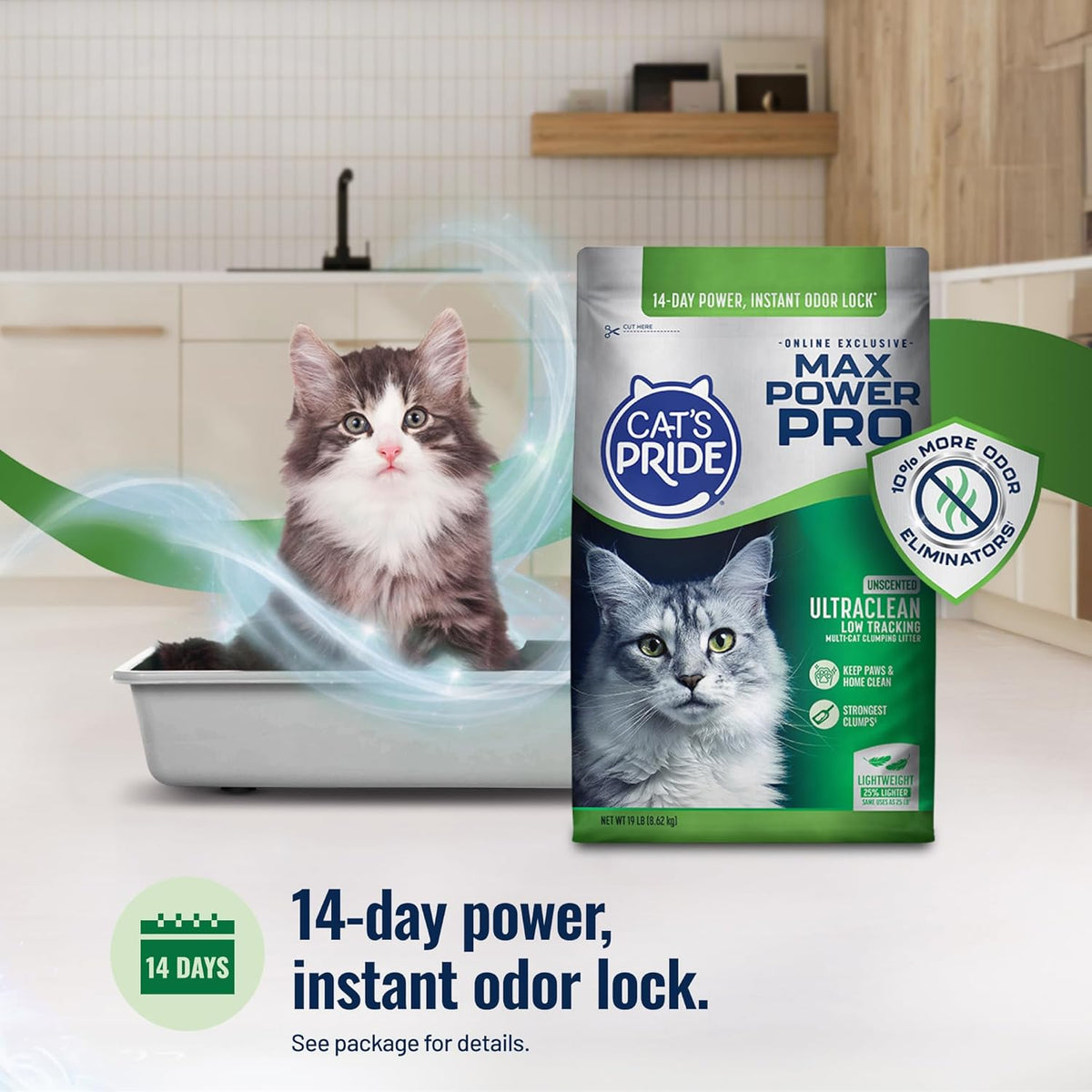 Pro Lightweight Cat Litter, Low Tracking & Strongest Clumping Formula, Bag - photo 5