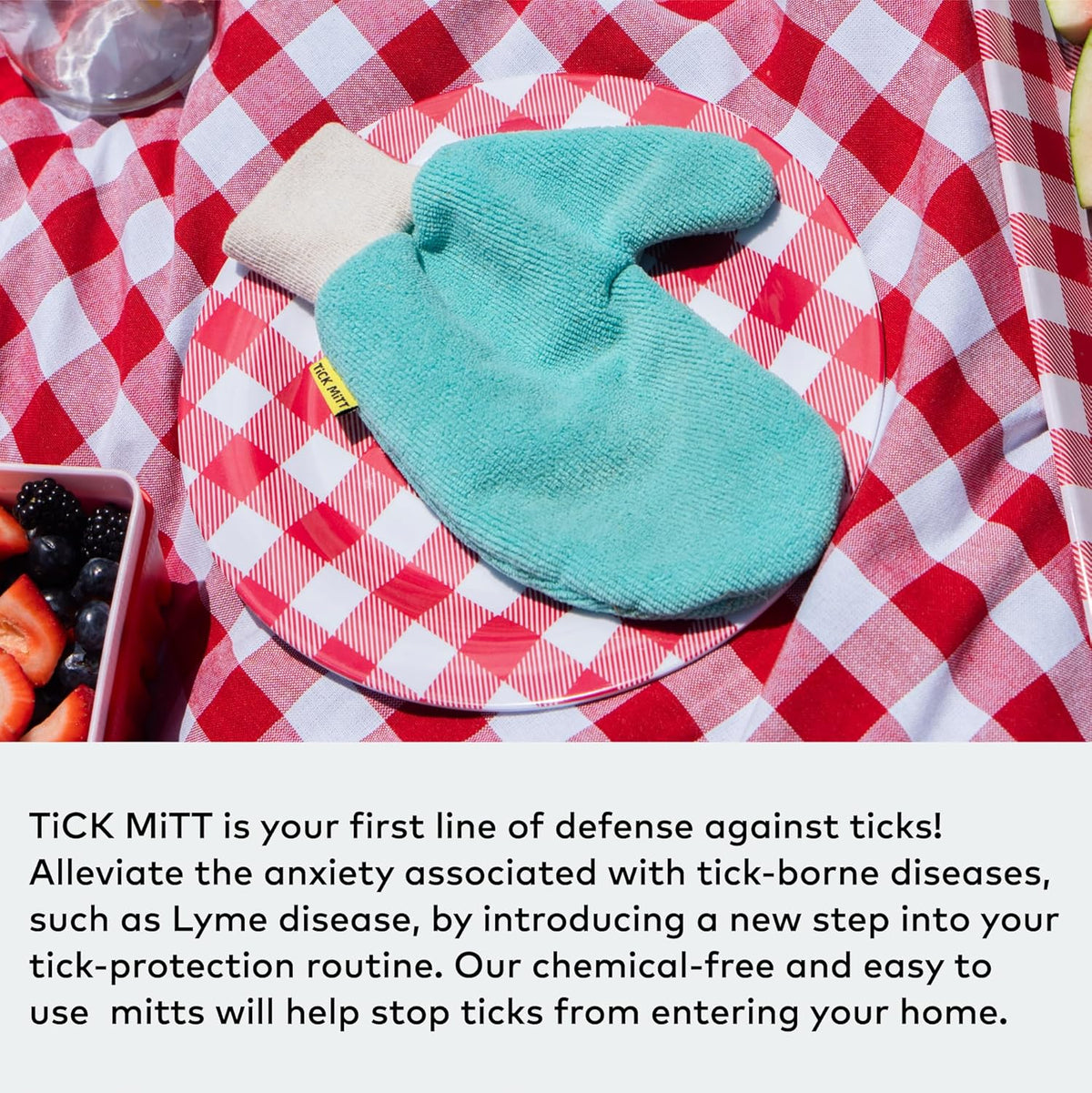 Blue Protective Glove for Tick Removal from Pets & Humans - Easy, Gentle, Chemical-Free Tick Handling - photo 5