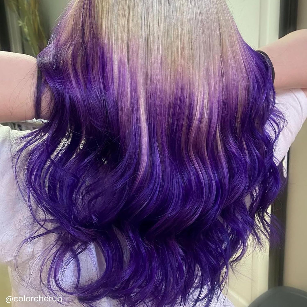 Purple Semi-Permanent Hair Dye - Vegan, Cruelty-Free, Ammonia-Free, Conditioning - 8 Fl Oz - photo 5
