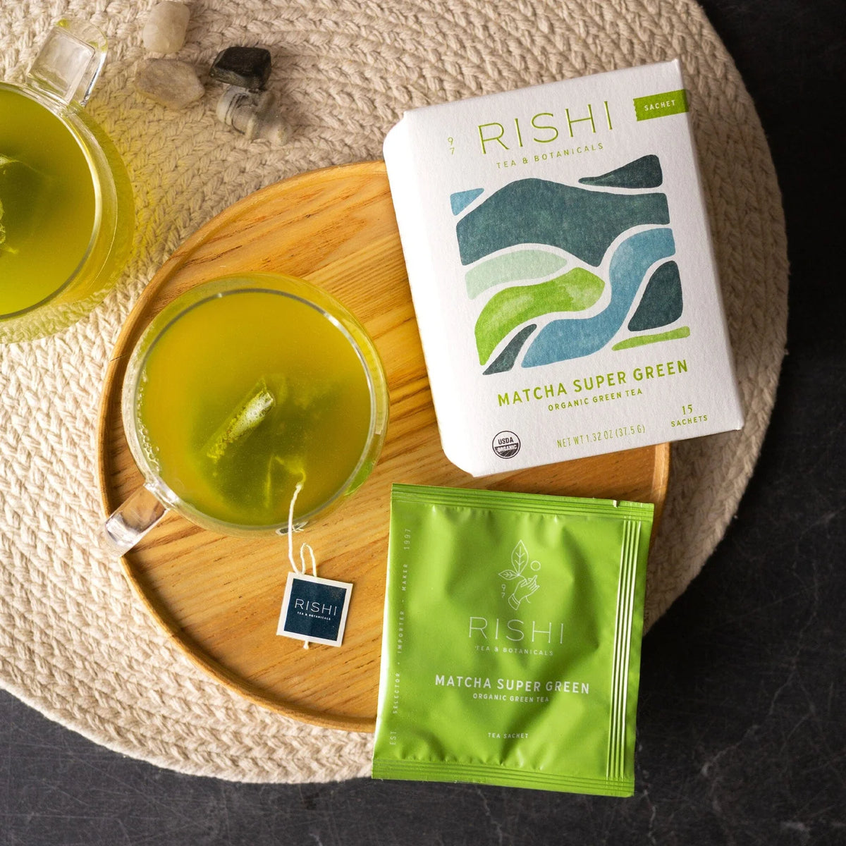 Organic Green Tea Matcha Super Green - 15 Sachet - photo 4