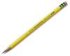 Ticonderoga Wood-Cased Pencils, Unsharpened, #2 HB Soft, Yellow, 12 Count