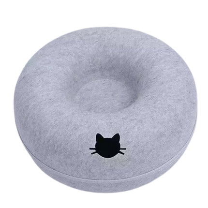 Felt Donut Cat Tunnel Bed - photo 10