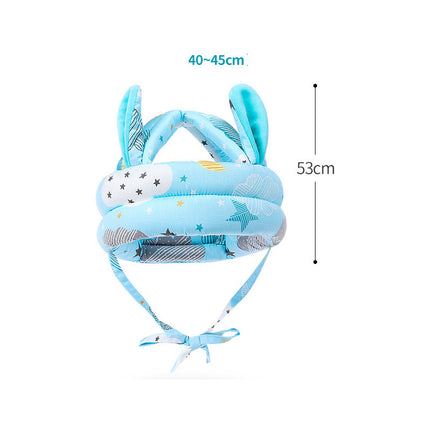 Infant anti-collision head protection helmet product dimensions and features