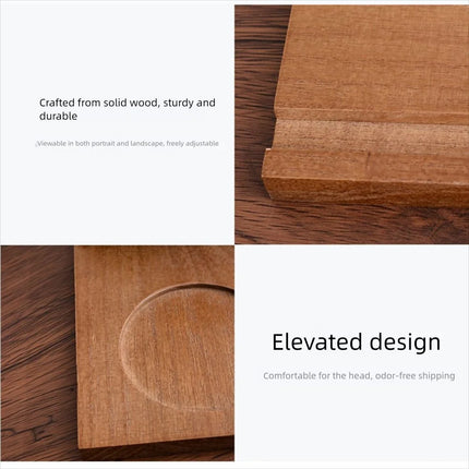 Wooden Book Stand With Cup Holder - photo 10