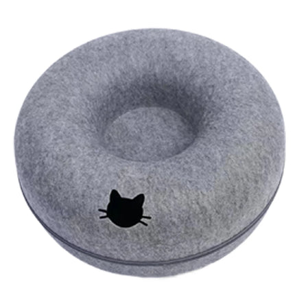 Felt Donut Cat Tunnel Bed - photo 11