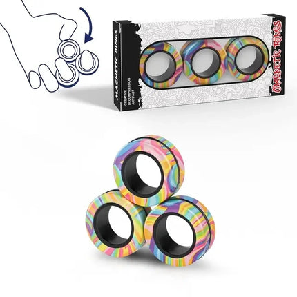 Magnetic Rings Fidget Toy - photo 11