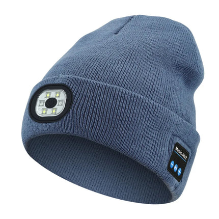 3-in-1 Function Bluetooth Beanie with Light - photo 11