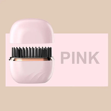 Portable hair straightener product packaging and unboxing contents