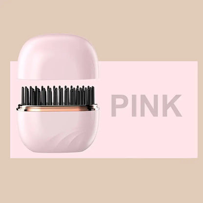 Portable hair straightener product packaging and unboxing contents