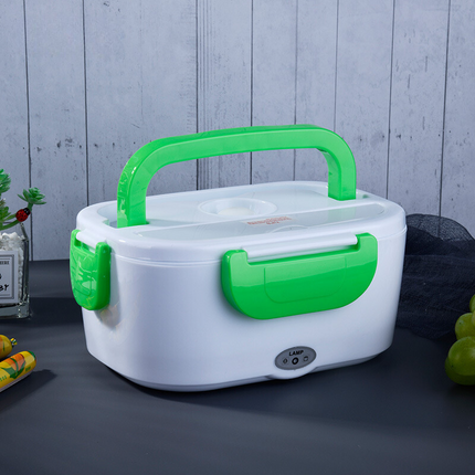 2-in-1 Electric Heating Lunch Box usage instructions and safety guidelines chart