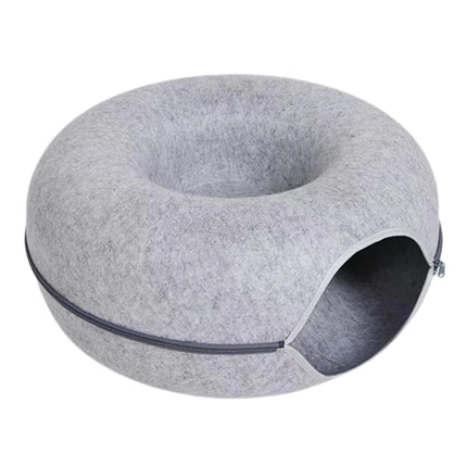 Felt Donut Cat Tunnel Bed - photo 12