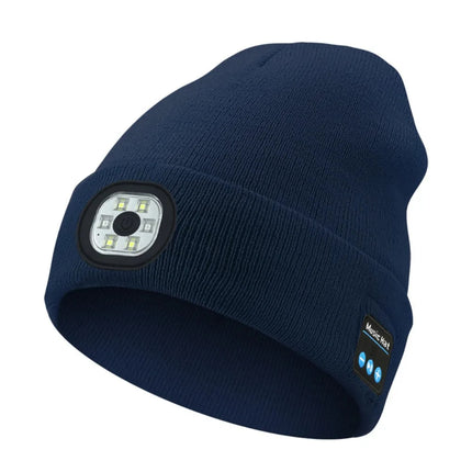 3-in-1 Function Bluetooth Beanie with Light - photo 12