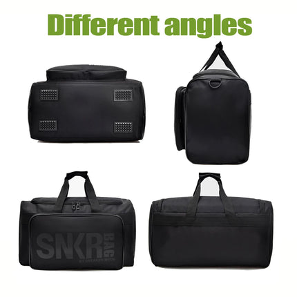 Athletes Sports Bag material close-up showing premium stitching and fabric