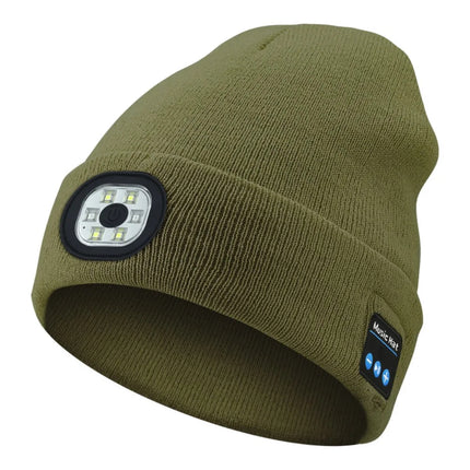 3-in-1 Function Bluetooth Beanie with Light - photo 13