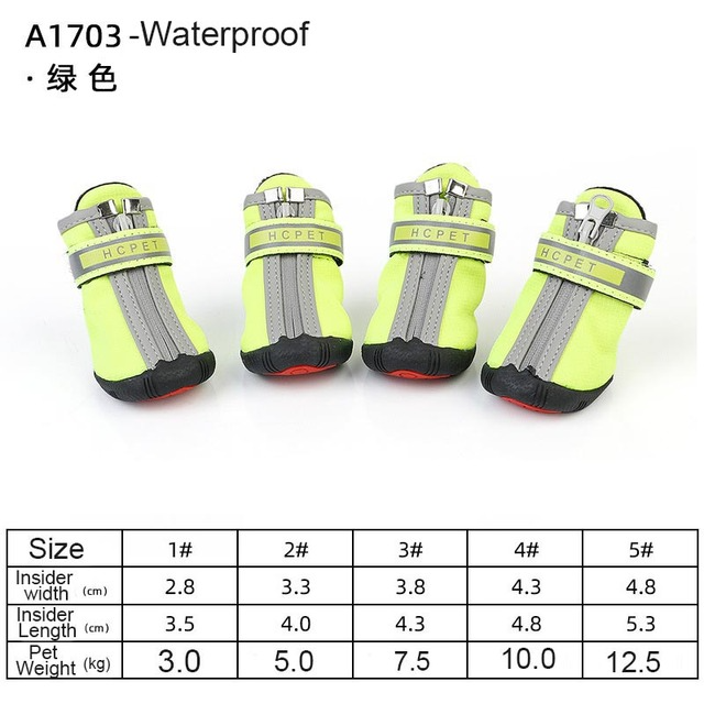 Dog shoes for hot pavement in multiple sizes for all breeds