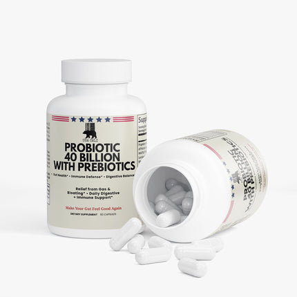 USA CALI Probiotic 40 Billion CFU multi-strain formula supplement facts panel