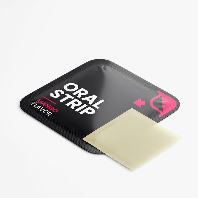 USA CALI BEAUTY + COLLAGEN STRIPS Mango Flavor - for Skin Radiance, Elasticity Support & Beauty From Within — Dissolvable Oral Strips, 100 mg Collagen Peptides + 6 mg Vitamin E, 30 Strips