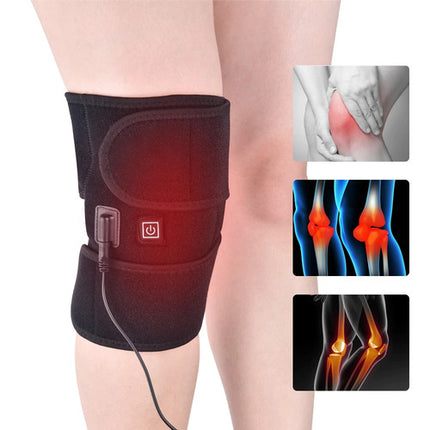 INFRACURE Heated Knee Brace Rechargeable Infrared Therapy Wrap for pain relief