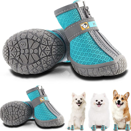 Dog shoes for hot pavement protecting paws on summer sidewalks