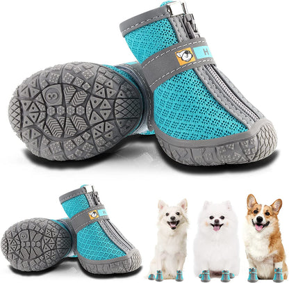 Dog shoes for hot pavement protecting paws on summer sidewalks